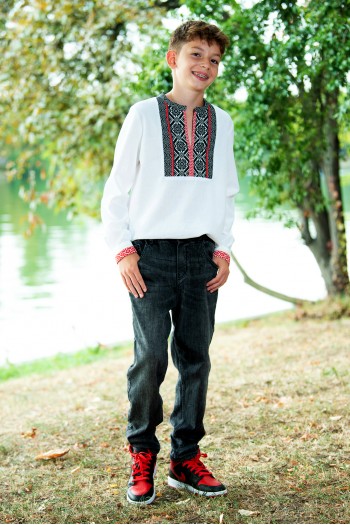 Camasa traditionala baieti Luca 8 - 15 ani